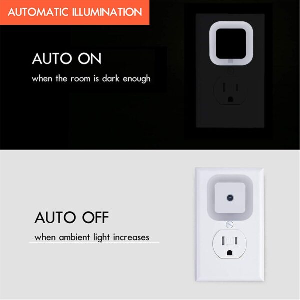 Lampara Nocturna Led con Sensor Cuadro4
