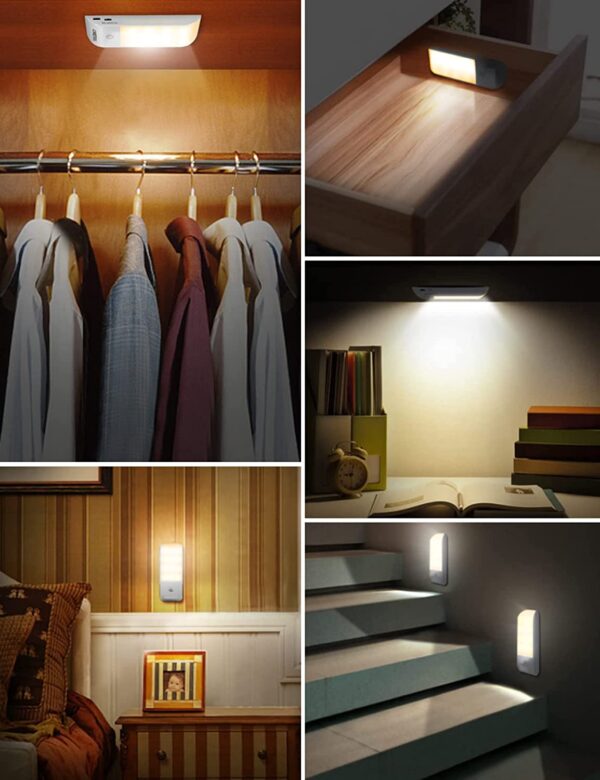 EL-1012 / Mini-Lámpara Portátil RECARGABLE con 12 Leds y SENSOR DE MOVIMIENTO para ENCENDIDO INTELIGENTE - Image 5